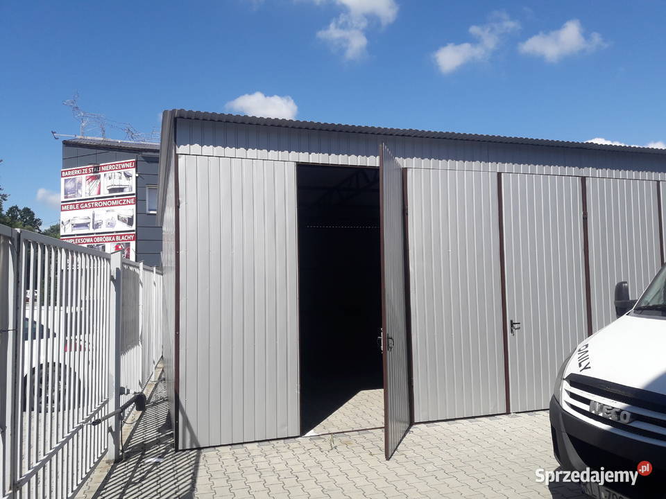 Garaż blaszany 10x6 hala Garaże Blaszane Wiaty Sprzedaż Jelenia Góra sprzedam