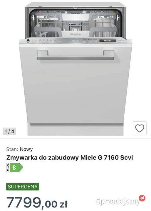 Zmywarka 60 firmy Miele półroczna Zmywarki Dom i Ogród