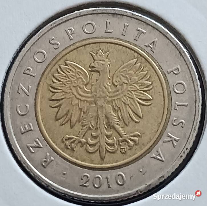 5 Złotych 2010 r Błędy mennicy 2