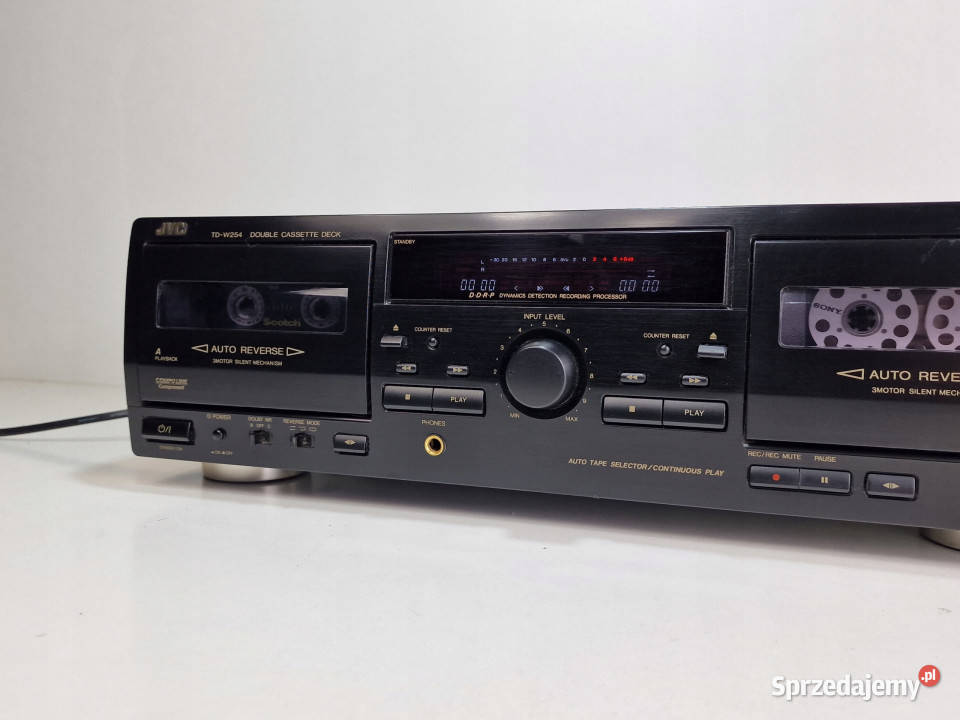 Magnetofon catette deck JVC TD W 254 TDW254 Międzychód