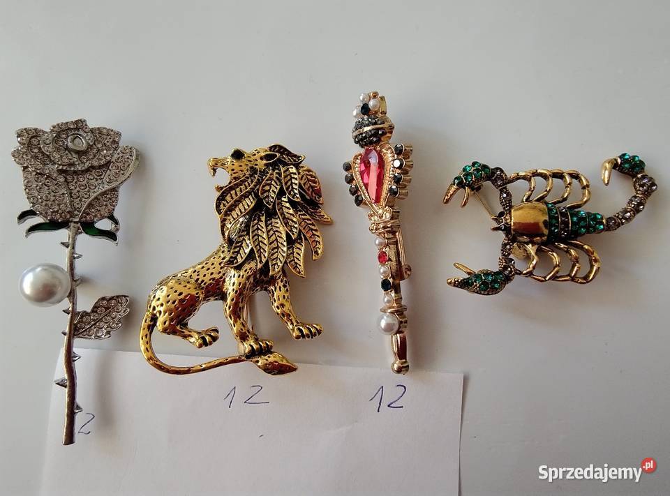 Broszki na agrafkę Żory