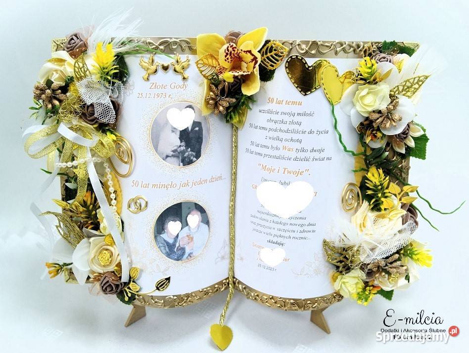 Księga pamiątkowa z okazji 50 Rocznicy Ślubu Zielona Góra