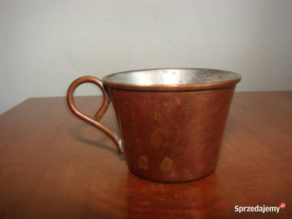 miedziana filiżanka Pruszcz Gdański