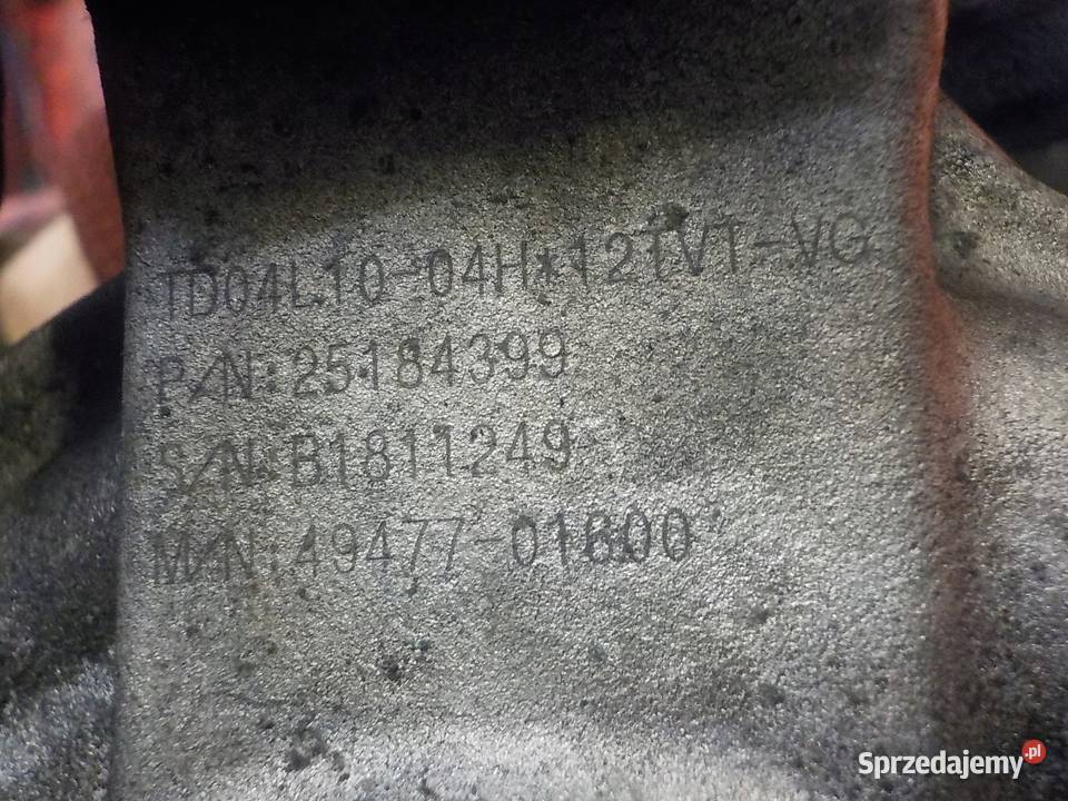 ANTARA CAPTIVA 22 VCDI CDTI 13r Z22D1 turbina mazowieckie Suków