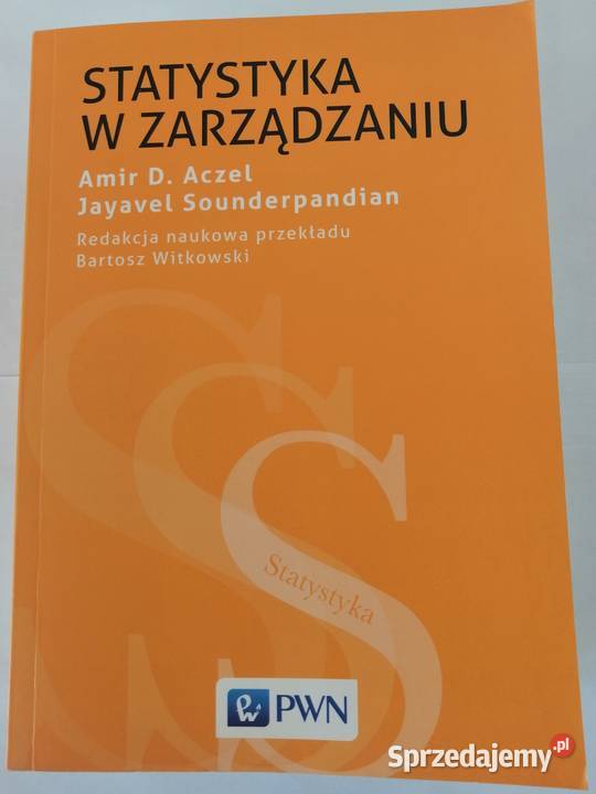 Statystyka w zarządzaniu z płytą Amir Aczel J