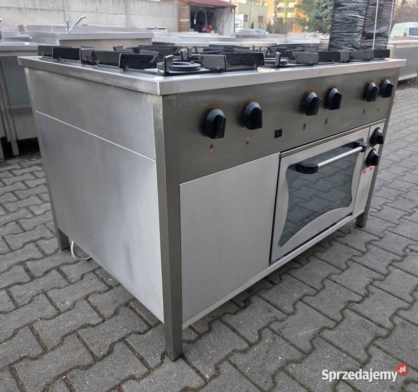 Kuchnia Gazowa 6 Pal Piekarnik Elekt EGAZ M1280 wielkopolskie Nowe Skalmierzyce sprzedam