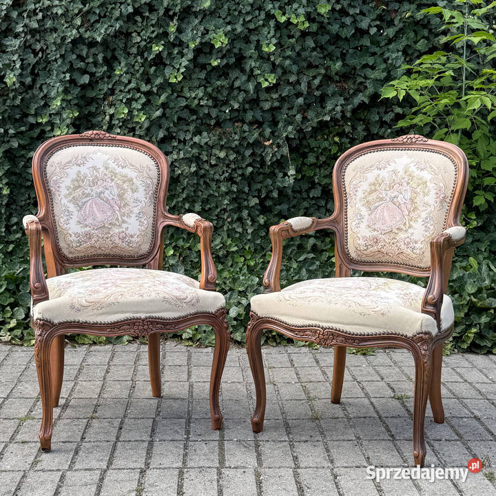 ARTexpert Para pałacowych foteli fotel fotele sprzedam