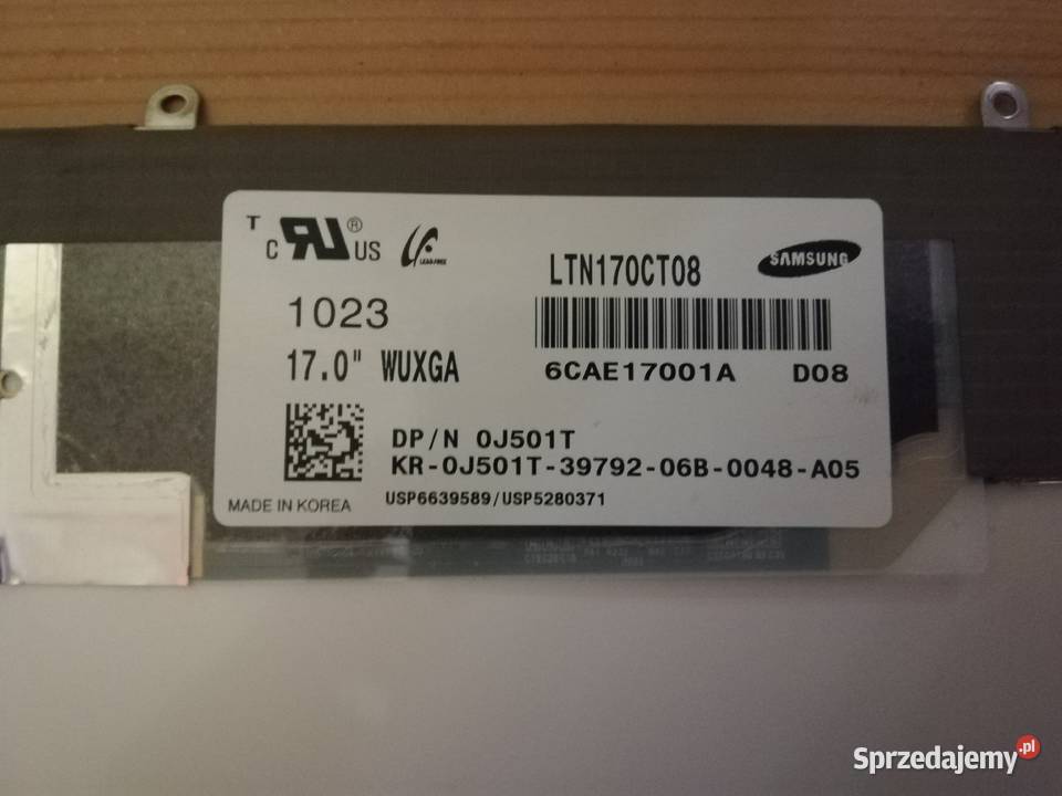 Matryca Samsung 170 WUXGA LTN170CT08 Zbaków Górny