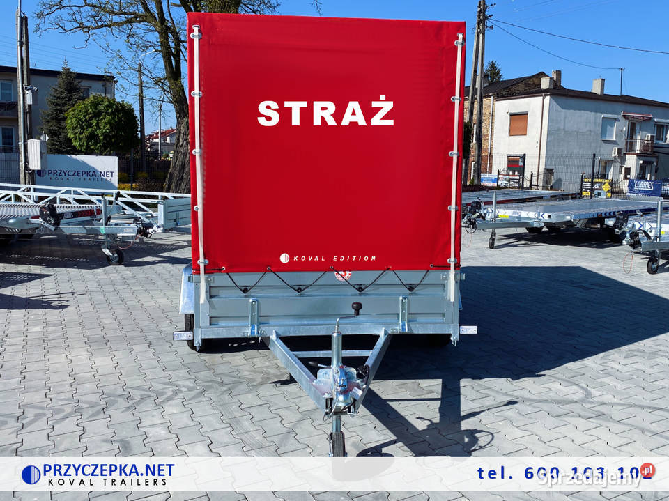Przyczepka STRAŻACKA lekka CARRO 265x15m Kowal