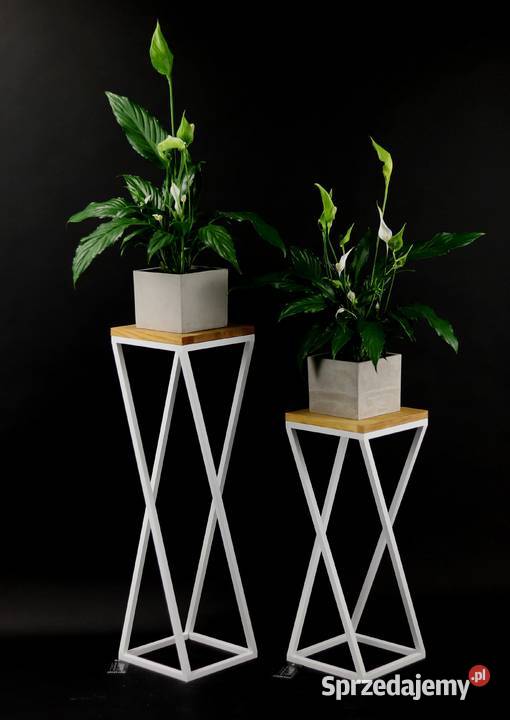 Kwietnik Metalowy Stojący Stojak na kwiaty 80 Sobienie-Jeziory