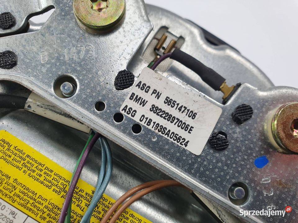 PODUSZKA AIRBAG BMW E39 530D 565147106 Lipno