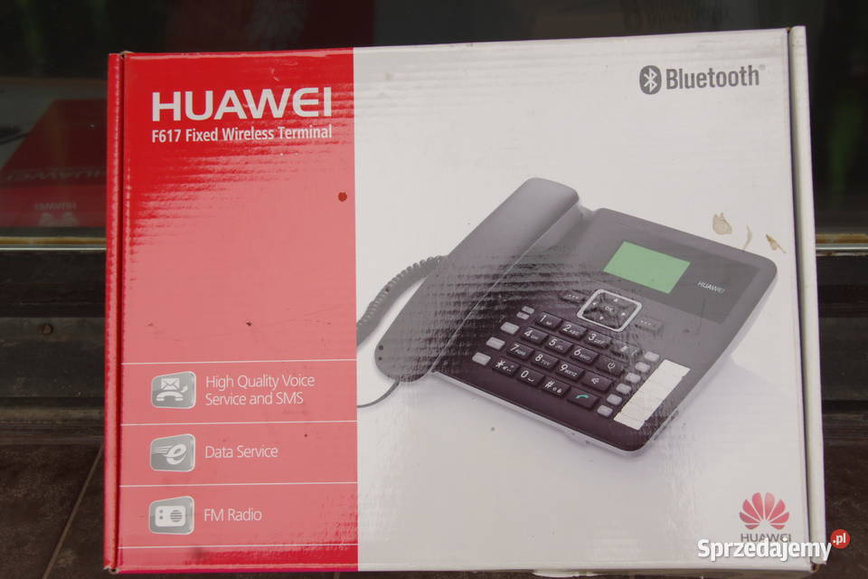 Telefon stacjonarny HUAWEI F617 na kartę SIM.
