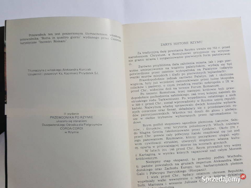 PRZEWODNIK Rzymie kieszonkowy wydanie Złotniki sprzedam