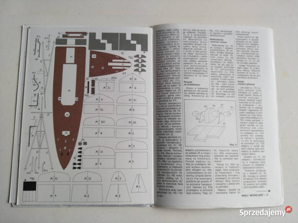Mały Modelarz 61996 Niszczyciel Burza śląskie Dąbrowa Górnicza sprzedam