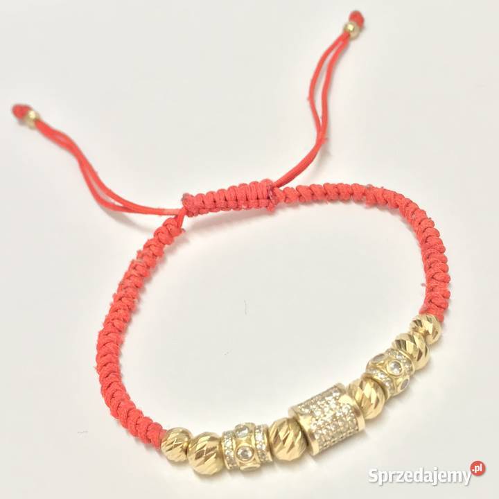 Złota BRANSOLETKA męska 585 14K miękka zdobiona Warszawa