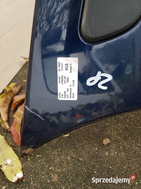 ZDERZAK PRZÓD PRZEDNI SPRYSKI VOLVO V70 II 41726 Zbierkowo
