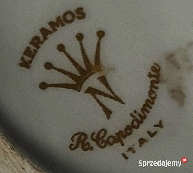 Antyczny porcelanowy mlecznik Capodimonte Radom