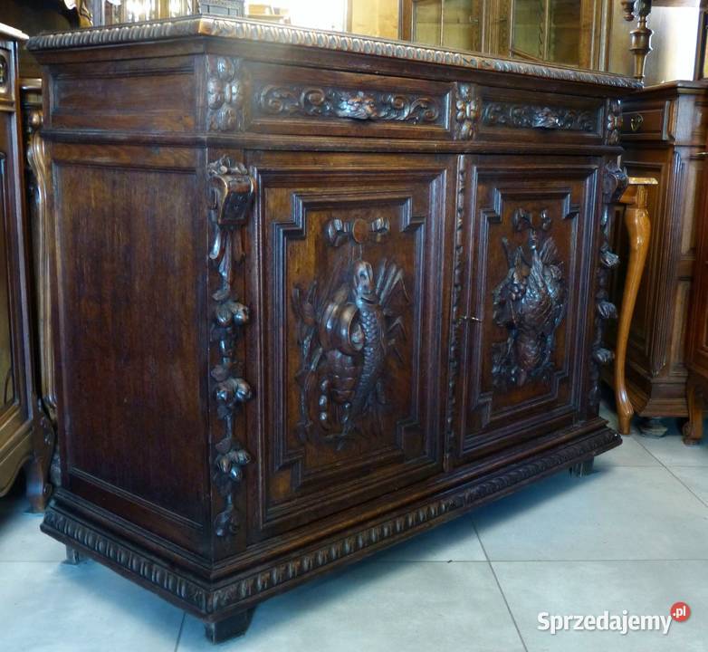 Wspaniała komodaszafka myśliwska dąbsklep Dąbrowa Górnicza