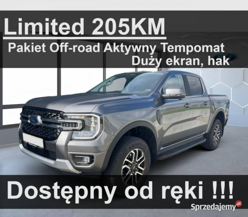 Ford Ranger Limited 205 4x4 OffRoad Technology lakier metallic Szczecinek sprzedam