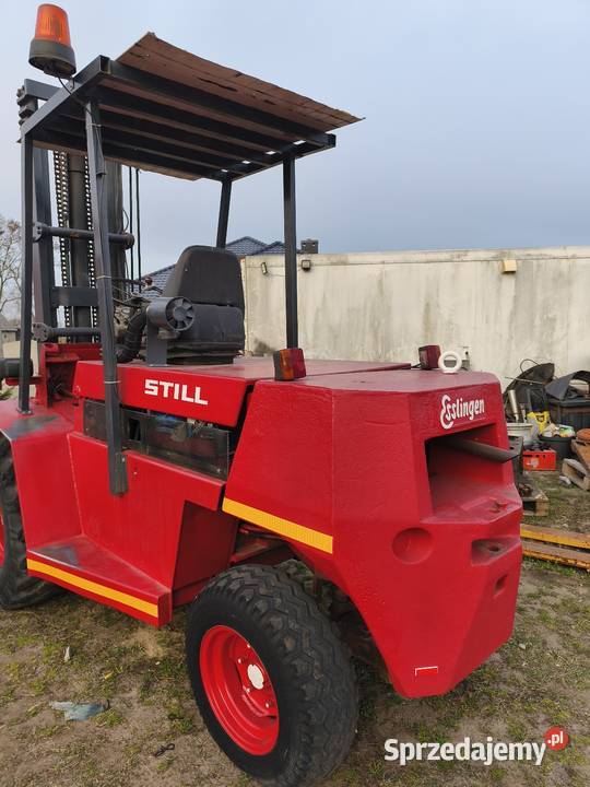 Wózek widłowy terenowy STILL udźwig 35tony Golina
