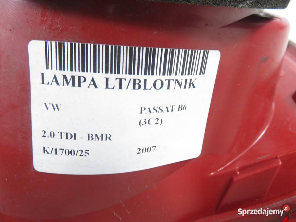 LAMPA LEWA TYLNA VW PASSAT B6 3C5945095H