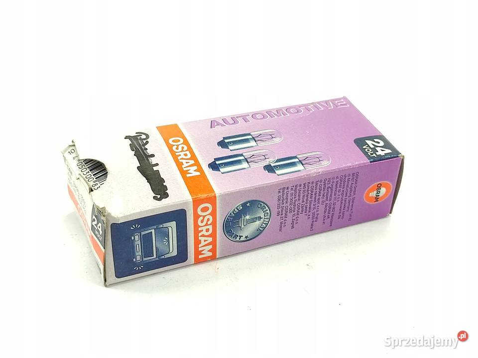 ŻARÓWKA KOMPLET 10 OSRAM 24V 4W BA9S T4W 3930