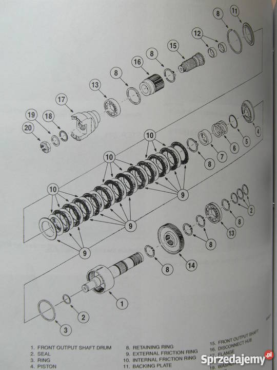 INSTRUKCJA NAPRAW CASE 580SK i inne Rok wydania 2008 Szczecin