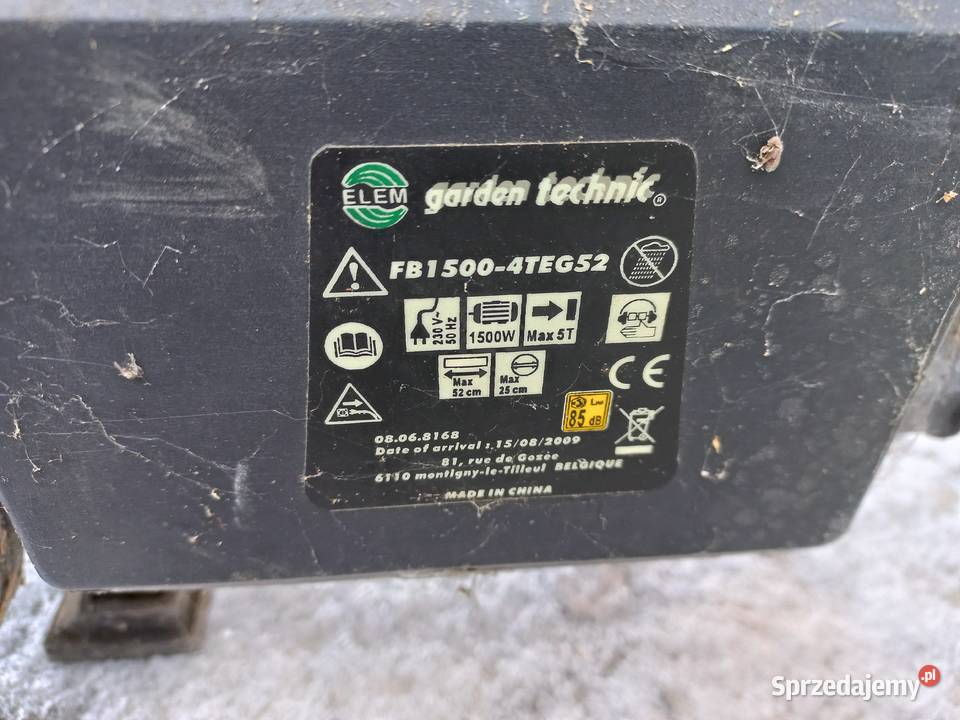 Łuparka do drewna garden techniczne Jaworzno