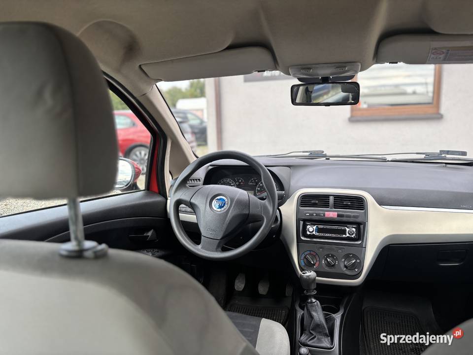 Fiat Punto 2007r Niski Przebieg czerwony