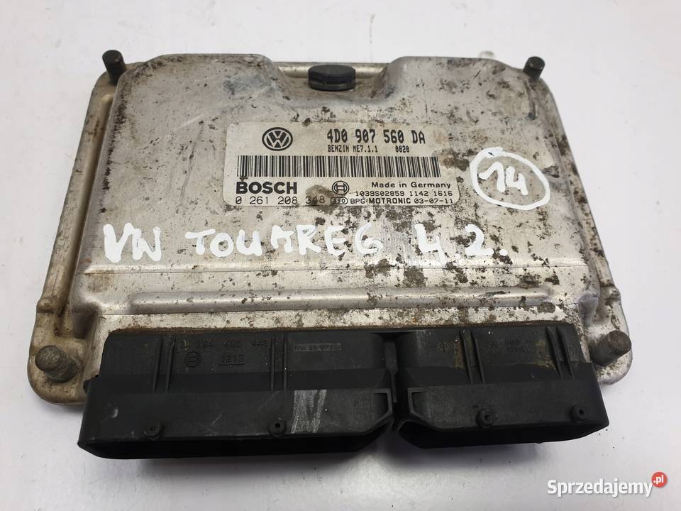 Touareg 42 V8 STEROWNIK SILNIKA 0261208348