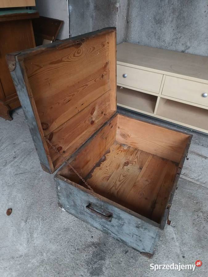 Skrzynia wojskowa kufer podróżny Zielona Góra