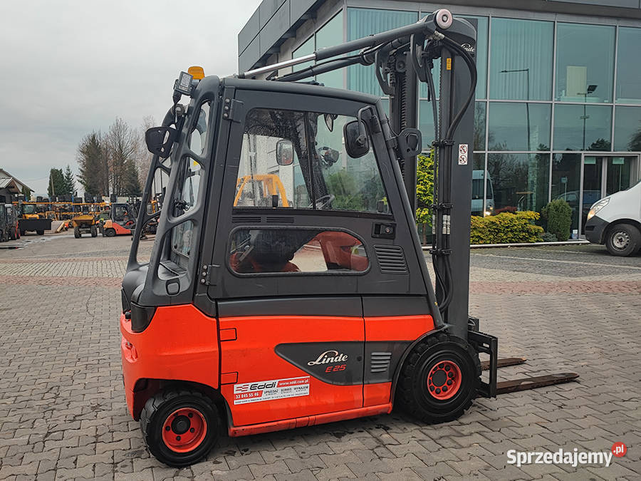 Wózek widłowy elektryczny Linde E2501 duplex 373 Kęty