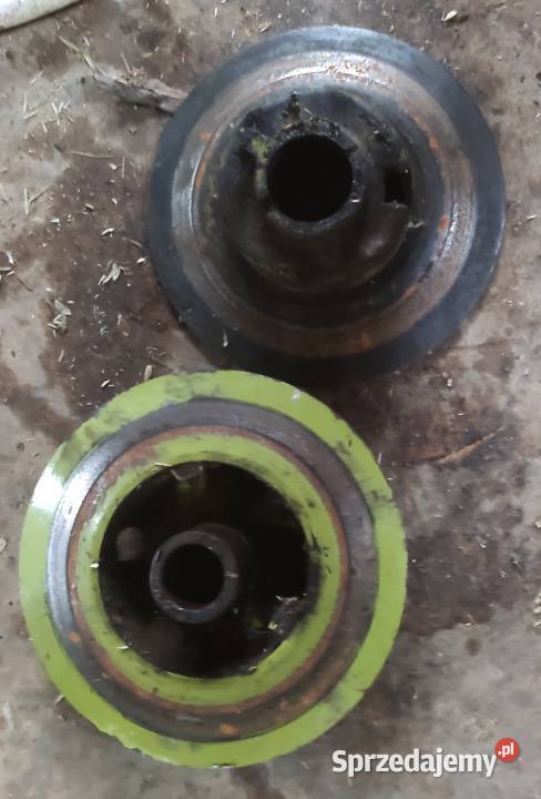 Koło pasowe pływające hederu Claas Marcator 60 nieuszkodzony Części zamienne Biskupiec-Kolonia Druga