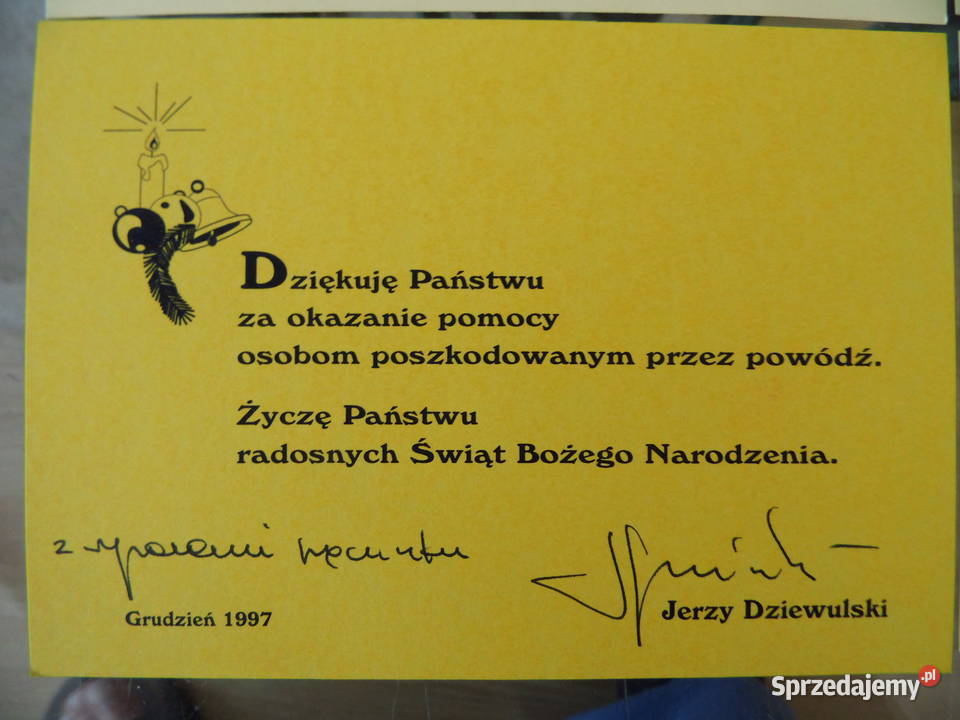 Autografy Wałęsa Rynkowski VOX Kałużyński Radzewice