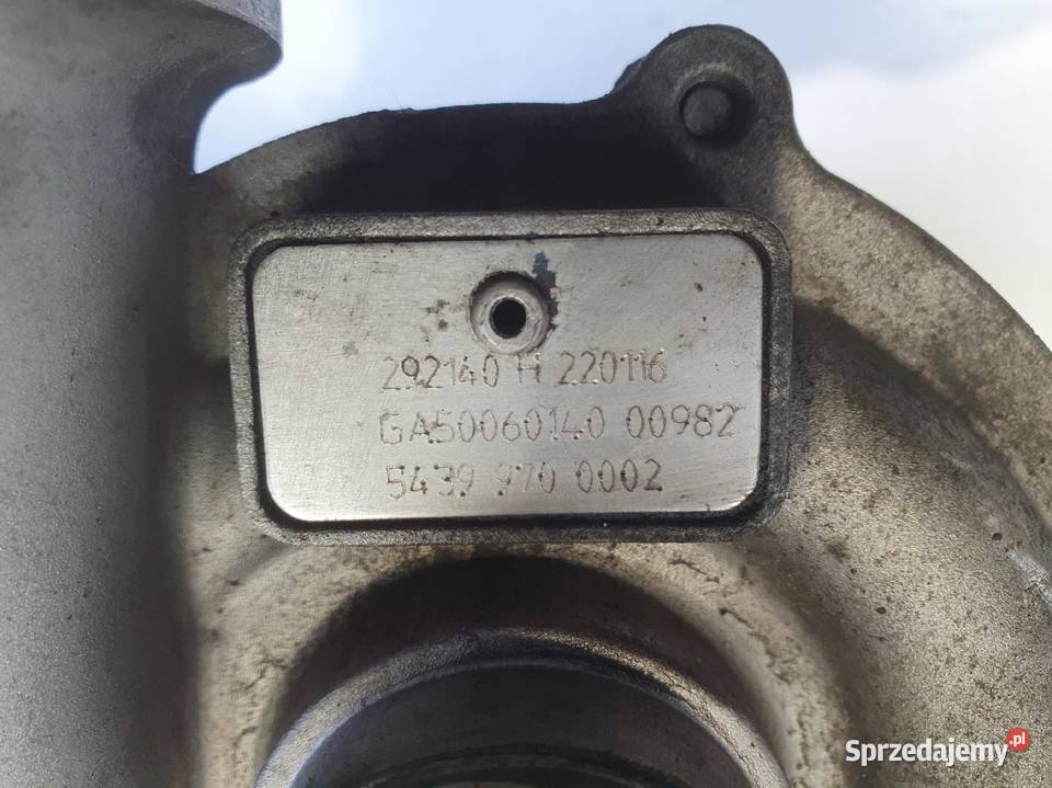 TURBOSPRĘŻARKA Renault Megane Scenic III 15 DCI Turbosprężarki lubelskie Chełm