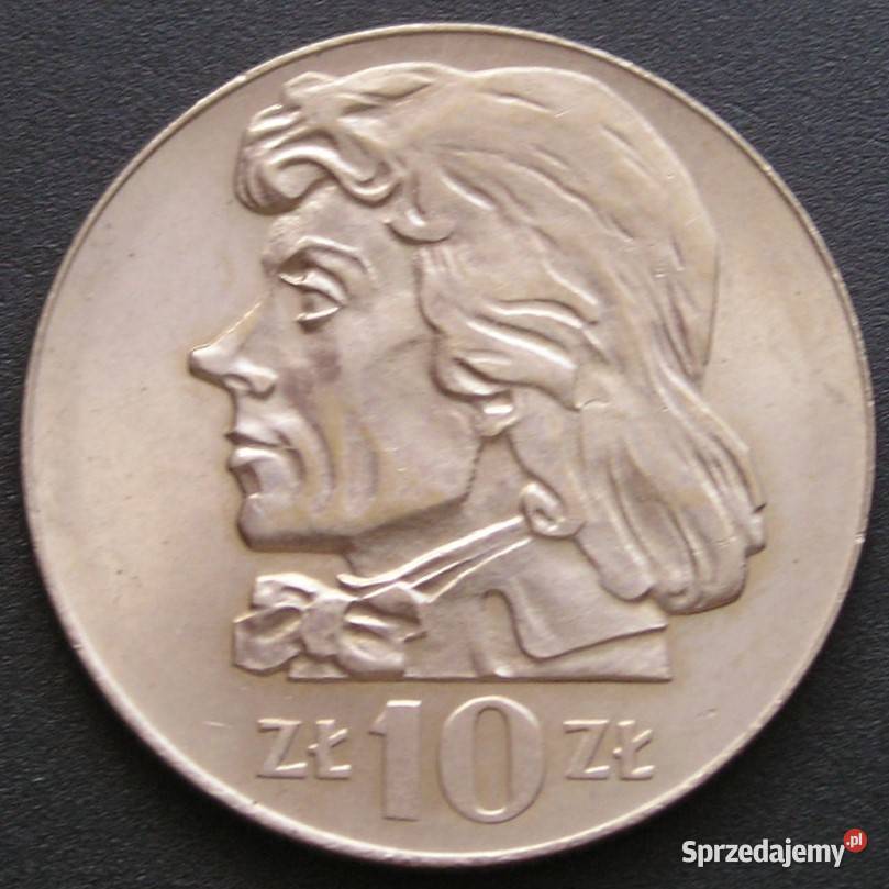 Polska 10 złotych 1971 Tadeusz Kościuszko stan Łódź