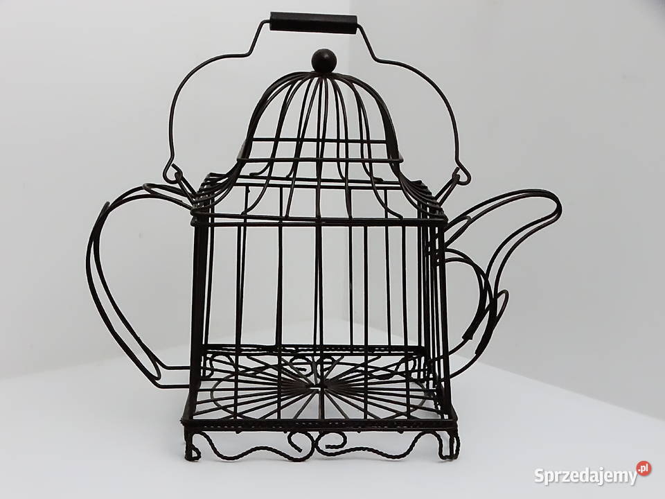 Dekoracyjna rzeźba druciana połączenie imbryka i Biłgoraj