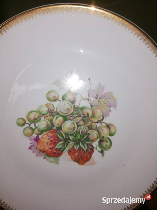 duży talerz z owocami Malarstwo Chorzew