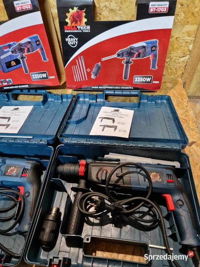 Młotowiertarka 3350W BULL TECH BT1703 SDS Młoty udarowe Głogowa