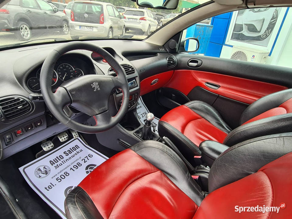 Peugeot 206 CC Klimatronik Skóra Grzane Fotele możliwa zamiana wielkopolskie Wągrowiec