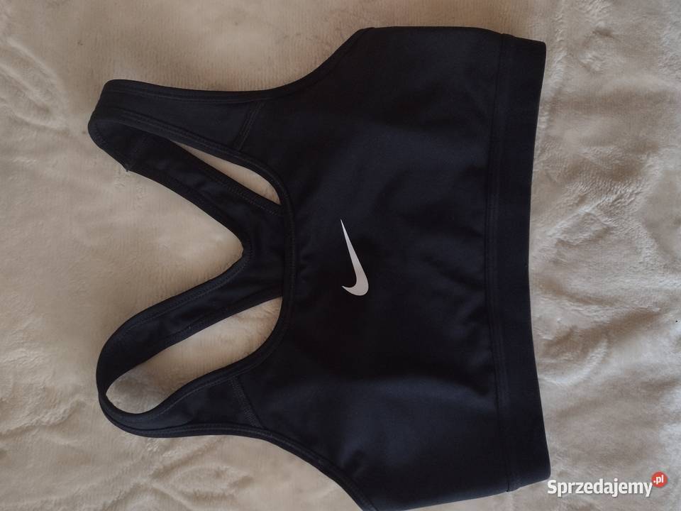 38 M NIKE Czarny top fitness biustonosz sportowy Kraków