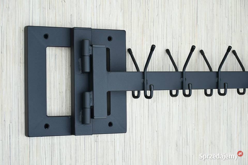 WIESZAK SKŁADANY NA ZAWIASACH DO SZATNI METALOWY Siepraw