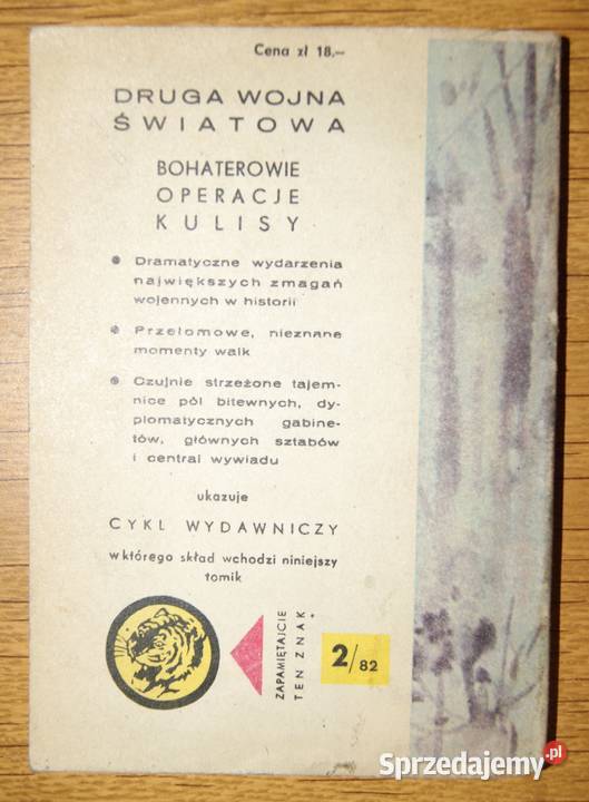 Żółty Tygrys Nocne zjawy 282 Rok wydania 1982 Parczew