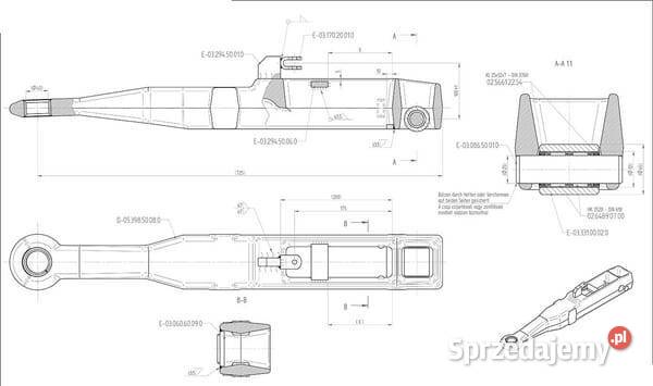 Ucho zaczepu AVE 2000 ALW 100 BPW 0539850110 Kamionna