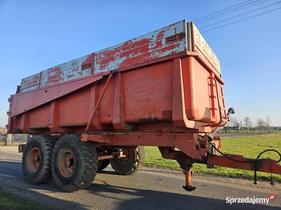 Przyczepa skorupowa budowlana 12 14 16 ton Włocławek sprzedam