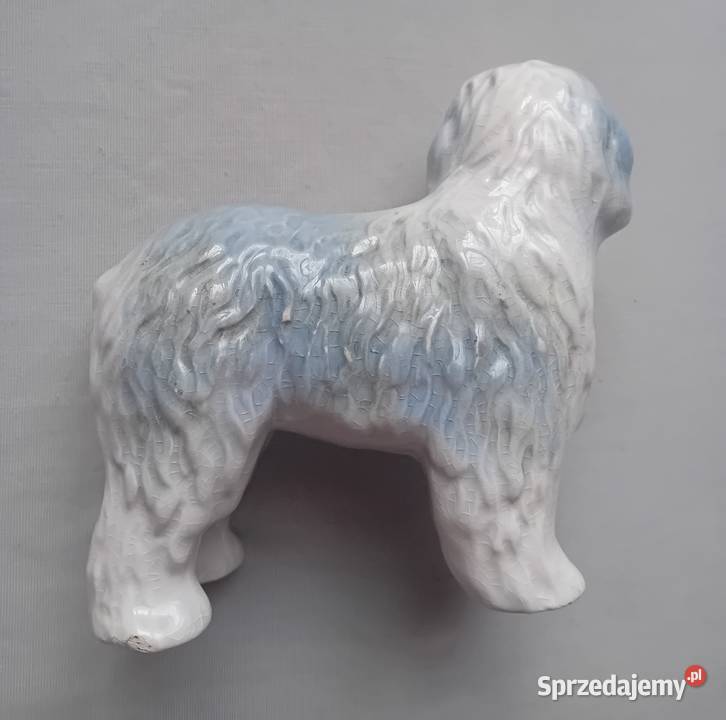 Figurka pies owczarek staroangielski Melba Ware Koźminek