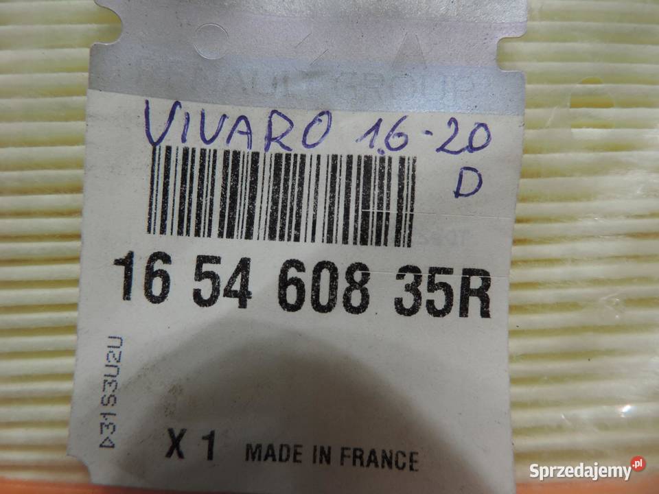 filtr powietrza opel vivaro B 16 dci NOWY kujawsko-pomorskie