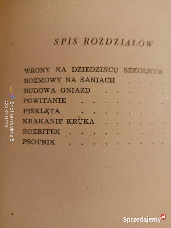 O wronie kruku i ich krewniakach Sokołowski Warszawa