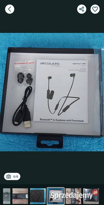 Słuchawki Bluetooth z powerbankiem Słuchawki i głośniki Żyrardów