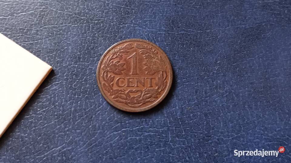 Stare monety 1 cent 1913 Holandia Numizmatyka podkarpackie Lesko sprzedam